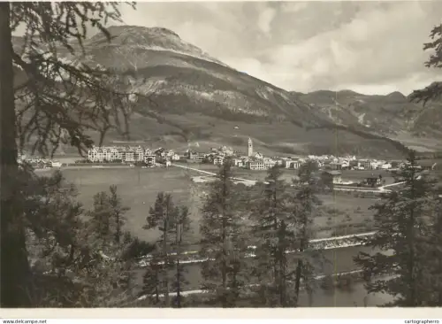 A6236 Suisse - Celerina-Cresta 1932 (trimmed postcard)
