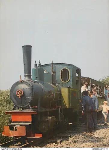 A6237 Belgique 1979 - CPS Le Petit Train du Bonheur (A.S.B.L.) - Voyage de Bruxelles vers Aoste (Italie)