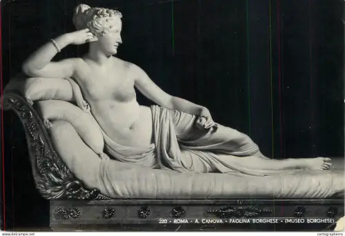 A6237 Roma - Sculpture de A. Canova : Paolina Borghese