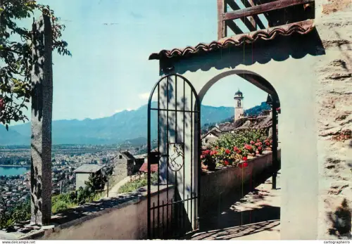 A6237 Suisse CPA Brione-Locarno 1960 - Oblitération Mécanique Italienne (Comperate e Impostate...) Facteur
