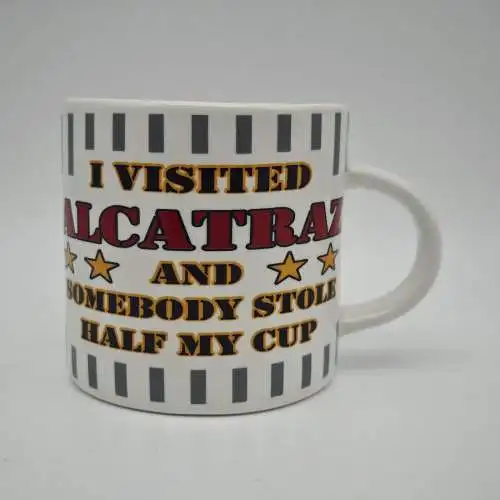 Alcatraz Halbe Tasse Souvenir The Rock SNCO Mug Becher Kaffeebecher Büro Humor