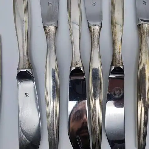 WMF Tafelbesteck 6 Personen Besteck Set Hannover 90 versilbert 37 Teile