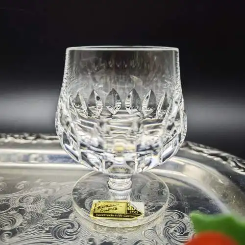 3x Cognac Glas Schwenker Barthmann Cristall Stern Trinkglas handgeschliffen edel