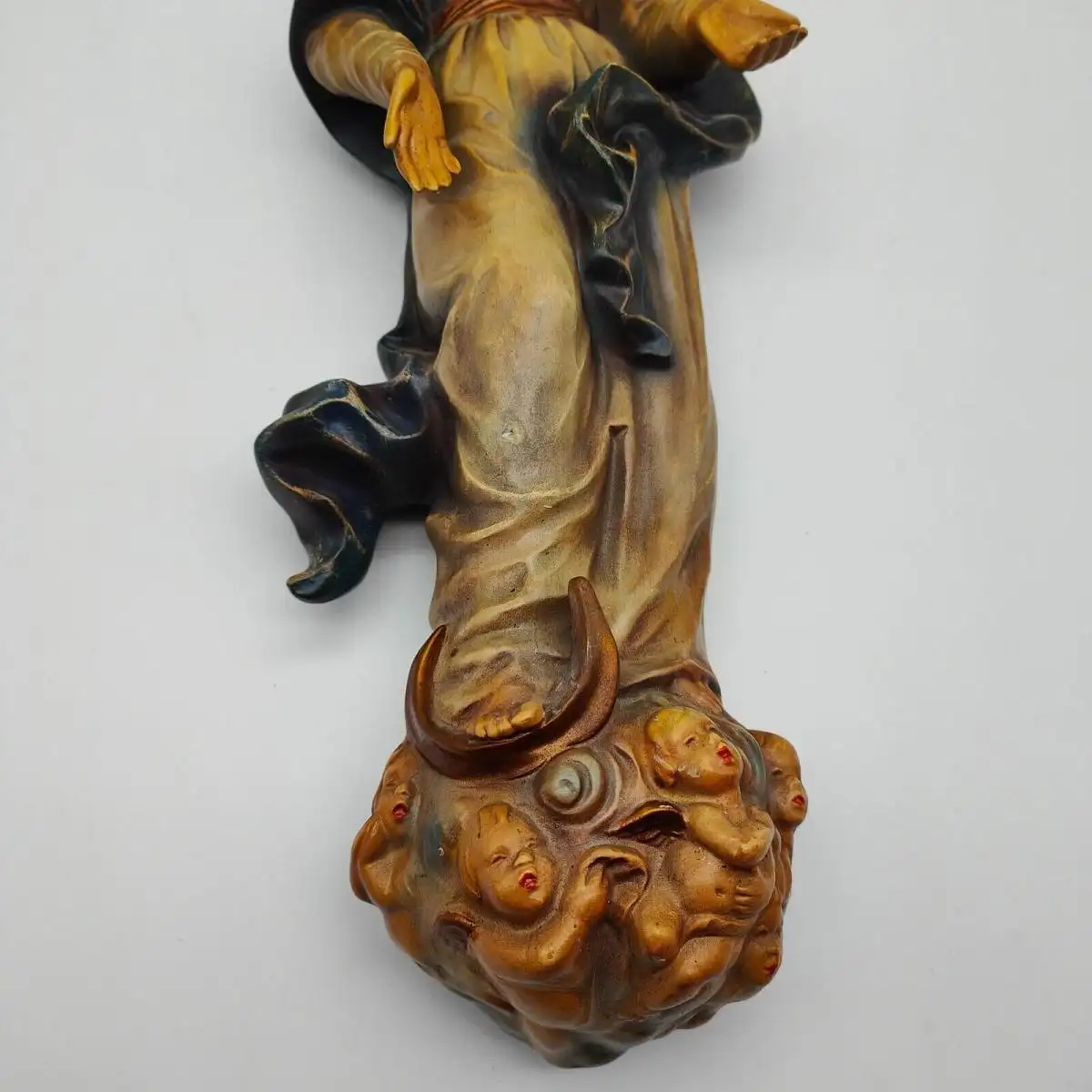 Mondsichelmadonna Figur RS Cortendorf Wandmaske Madonna Maria Jesus Ikone 2