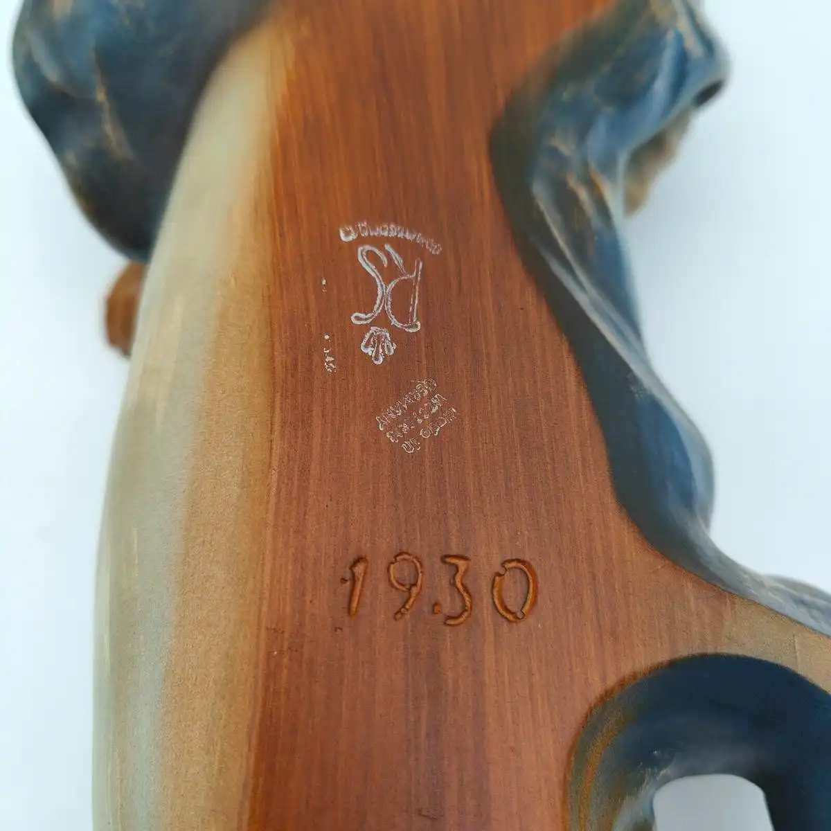 Mondsichelmadonna Figur RS Cortendorf Wandmaske Madonna Maria Jesus Ikone 9