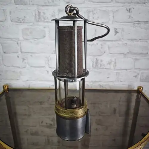 Grubenlampe Concordia EAG 1442/04 Bundeswehr 1950er Militaria Bergbau Lampe Dort
