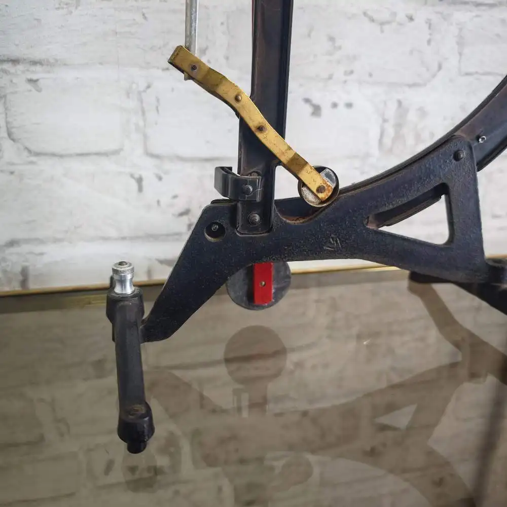 XXL Briefwaage antik Waage Emaille Anzeige Feinwaage bis 2 kg mechanisch Post 8