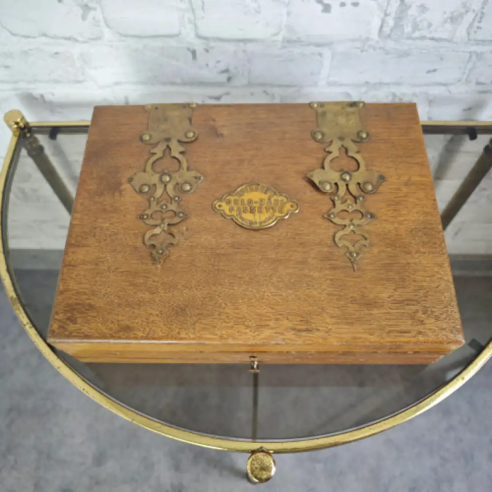 Stiebel Geld Zähl Cassette 11 antik Kasse Münz-Zählbrett Geldkassette WeeNTAGE 0