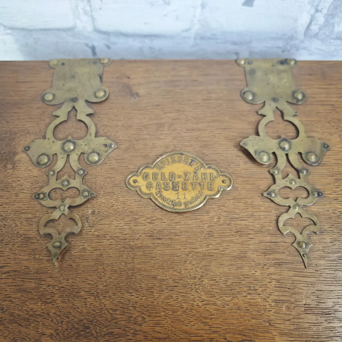 Stiebel Geld Zähl Cassette 11 antik Kasse Münz-Zählbrett Geldkassette WeeNTAGE 6