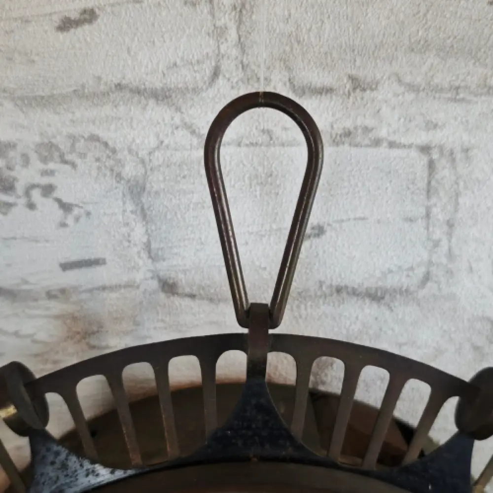 Atlanta Wanduhr 50er Uhr mechanisch Messing Midcentury  Vintage Retro WeeNTAGE 3