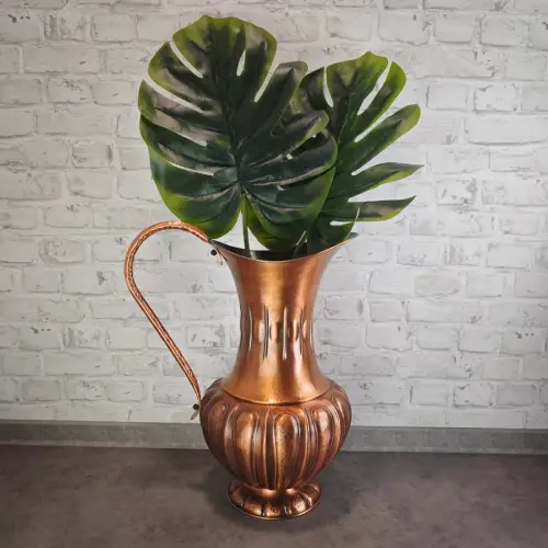 Bodenvase Midcentury Kupfer 52 cm Vase Schirmständer Krug SKS Kaminvase WeeNTAGE