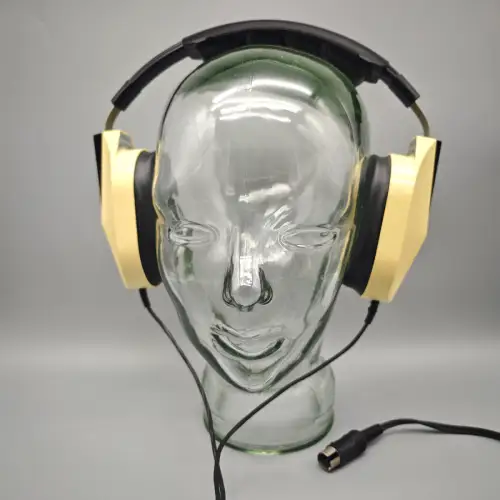 Grundig GDHS 215 Kopfhörer 70er Over Ear beige schwarz vintage Audio WeeNTAGE