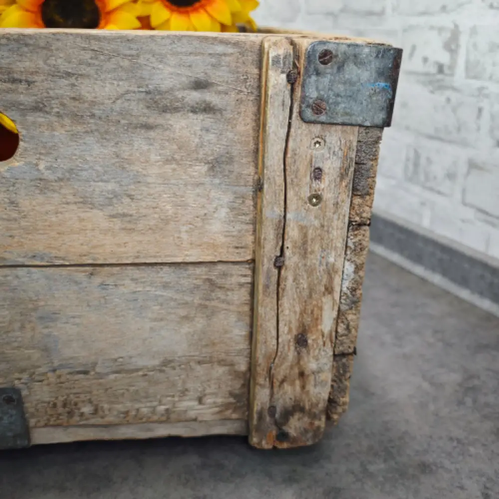 Antike Holzkiste De Werkende Bie Poperinghe Belgien Transportkiste WeeNTAGE 5