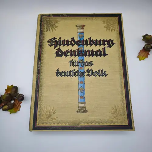 Buch 1925 Hindenburg Denkmal Großformat Jubiläum 1925 WeeNTAGE