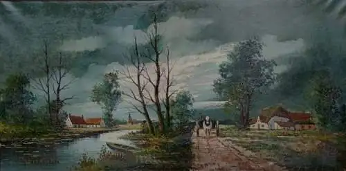 Gemälde - Ölgemälde - H. Verbeeck - XXL-Format