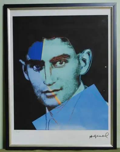 Bild - Lithographie - Andy Warhol - Franz Kafka