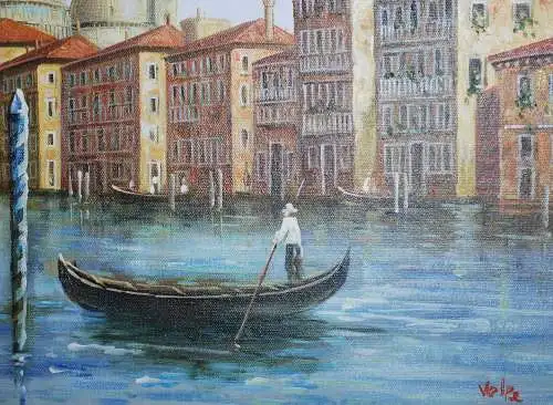 Bild – Ölgemälde – Venedig