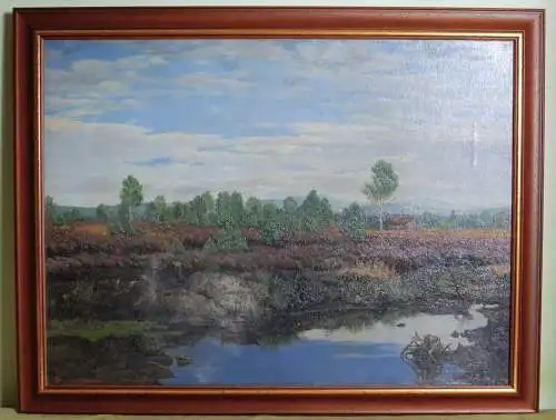 Philipp Graf – Friedliche Landschaft mit Wasser – Ölgemälde