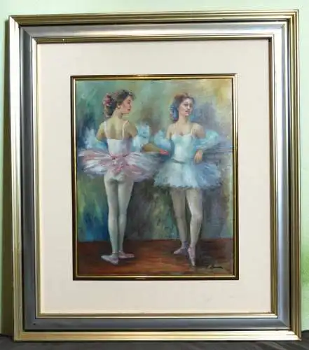 „Balletttänzerinnen“ – Antonio Manna – Ölgemälde