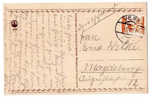 [Echtfotokarte schwarz/weiß] Alte AK Vent 1893 m mit Talleitspitze – Dorfansicht mit Kirche – Bergsteigerdorf am E5 – Tirol / Österreich. 