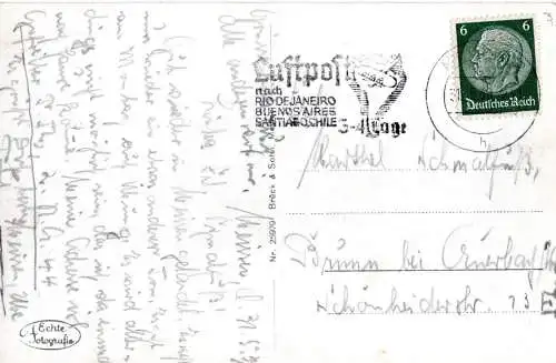 [Echtfotokarte schwarz/weiß] Meißen a. d. Elbe – Albrechtsburg und Dom. 