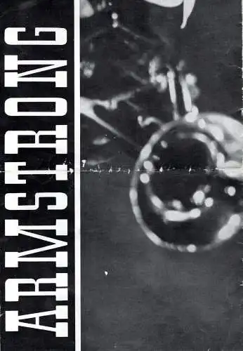 Original-Programmheft: Louis Armstrong Konzert – Magdeburg, DDR, 6. April 1965