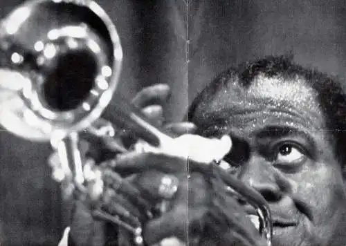 Original-Programmheft: Louis Armstrong Konzert – Magdeburg, DDR, 6. April 1965