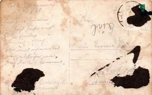 [Echtfotokarte schwarz/weiß] Keine. 