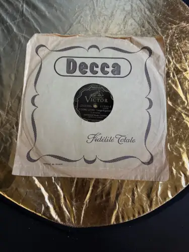 Victor 21393-A Shellackplatte 78rpm – Luis Arcaraz – Y Como Le Va?