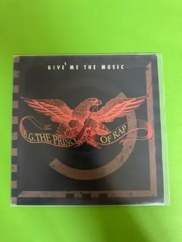 B.G. The Prince Of Rap - Give Me The Music 7in (Near Mind) .