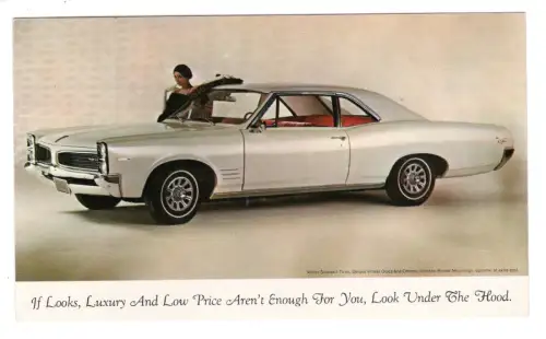 Werbung Pontiac Tempest USA 1966 - Lincoln-Briefmarke - Oldtimer, Auto (B1 319)