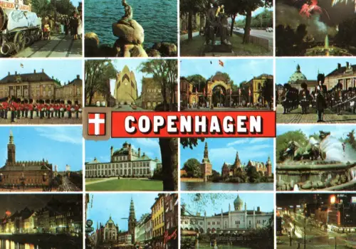 AK Kopenhagen, Copenhagen - wurde in die DDR verschicktZum Verkauf steht eine An