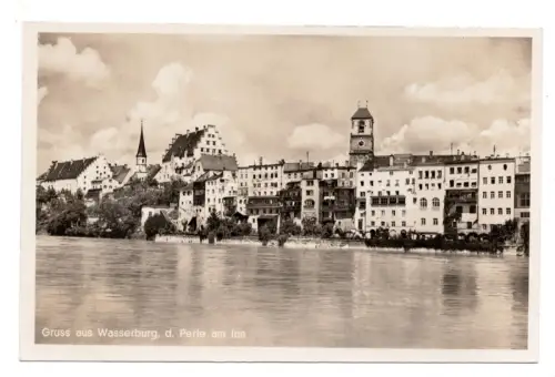 AK Wasserburg „Perle am Inn“ Stadtansicht ungelaufen (B1 373)