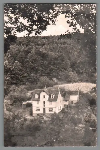 AK Gemünden Main Gasthof zum Waldfrieden Sonderstempel B2275