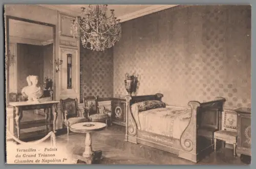 AK Versailles Palais du Grand Trianon Chambre de Napoléon I Frankreich AK017