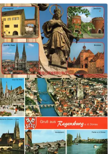 Regensburg - 2 Ansichtskarten AK - ungelaufen