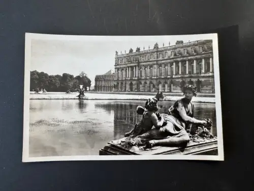 AK Foto Versailles Schloss Terrasse Wasserbecken Frankreich 1940 (B1 128)