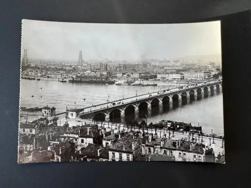 AK Foto Bordeaux Pont de Pierre ca. 1920er ungelaufen (B1 320)