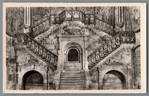 Alte AK Burgos Kathedrale Goldene Treppe Escalera Dorada Spanien (K1051)