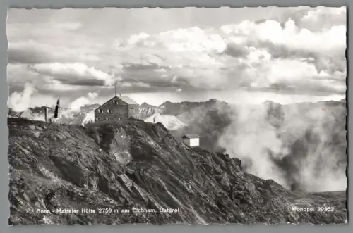 AK Bonn-Matreier Hütte Osttirol Alpen Berghütte Österreich K1052