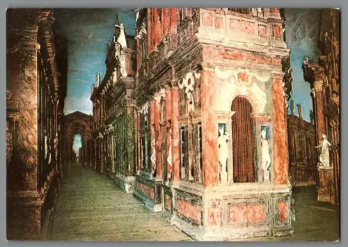 AK Teatro Olimpico Vicenza Italien Innenansicht K1063