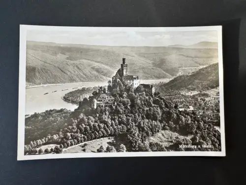 AK Foto Marksburg am Rhein bei Braubach – Panorama –  ca. 1930 - (B1 216)