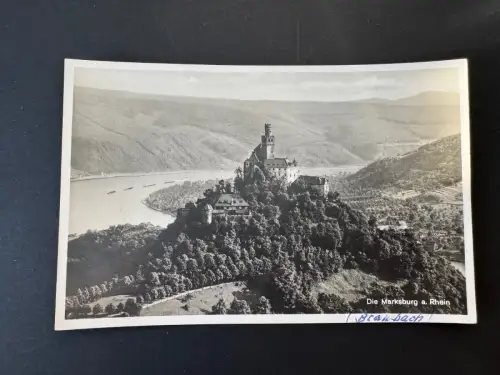 AK Foto Die Marksburg am Rhein bei Braubach – Panorama – (B1 221)