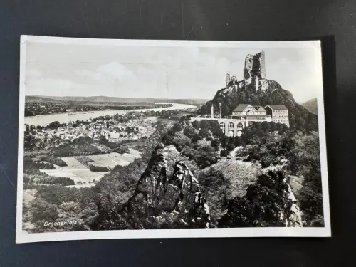AK Foto – Drachenfels bei Königswinter – Hotel & Restaurant – 1937 (B1 167)