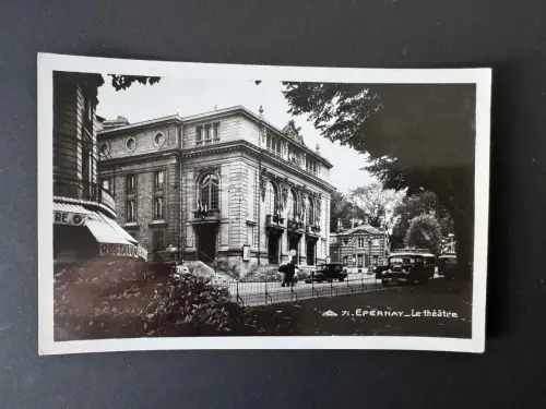 Foto AK  Epernay – Le Théâtre – Champagne Frankreich – 1920er (B1 330)