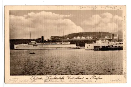 AK Saßnitz Trajektschiffe Deutschland Preußen Hafen Fähre Rügen (B2188)