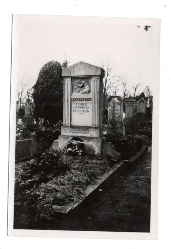 Vintage Foto Grabstein Familie Hochstein – historisches Friedhofsmotiv Rarität