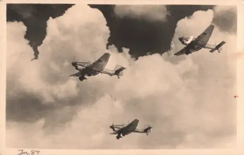 AK Junkers Ju 87 Stuka – Luftwaffe WK2 Echtfoto  (M1182)