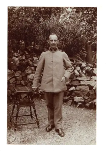 Foto AK Blankenburg Harz 1917 Porträt Mann in Uniform - WW1 - (M1 047)