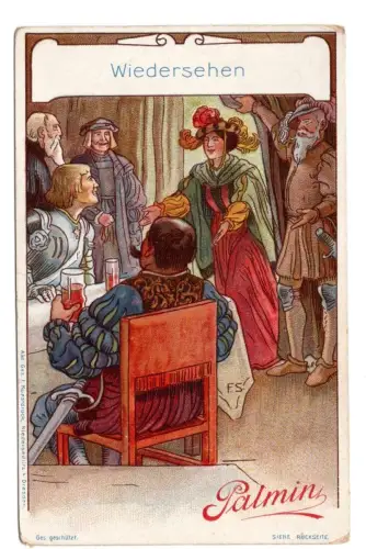 Palmin Sammelbild Wiedersehen – Serie 67 Bild 6 (Lichtenstein, um 1900) B1 270